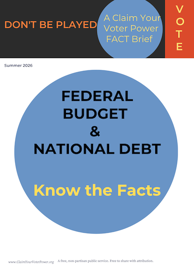 Federal Budget & National Debt cover